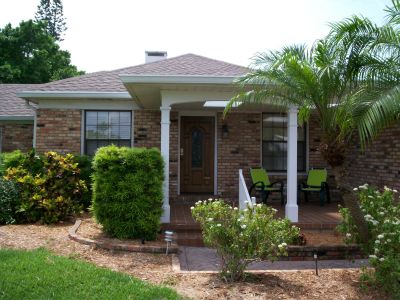 One bedroom in the 5 bedrooms in the vacation beach rental house
